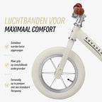 luchtbanden op beige Køvapää loopfiets voor extra comfort