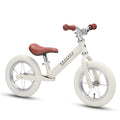 Køvapää loopfiets voor 2 jaar beige zijaanzicht
