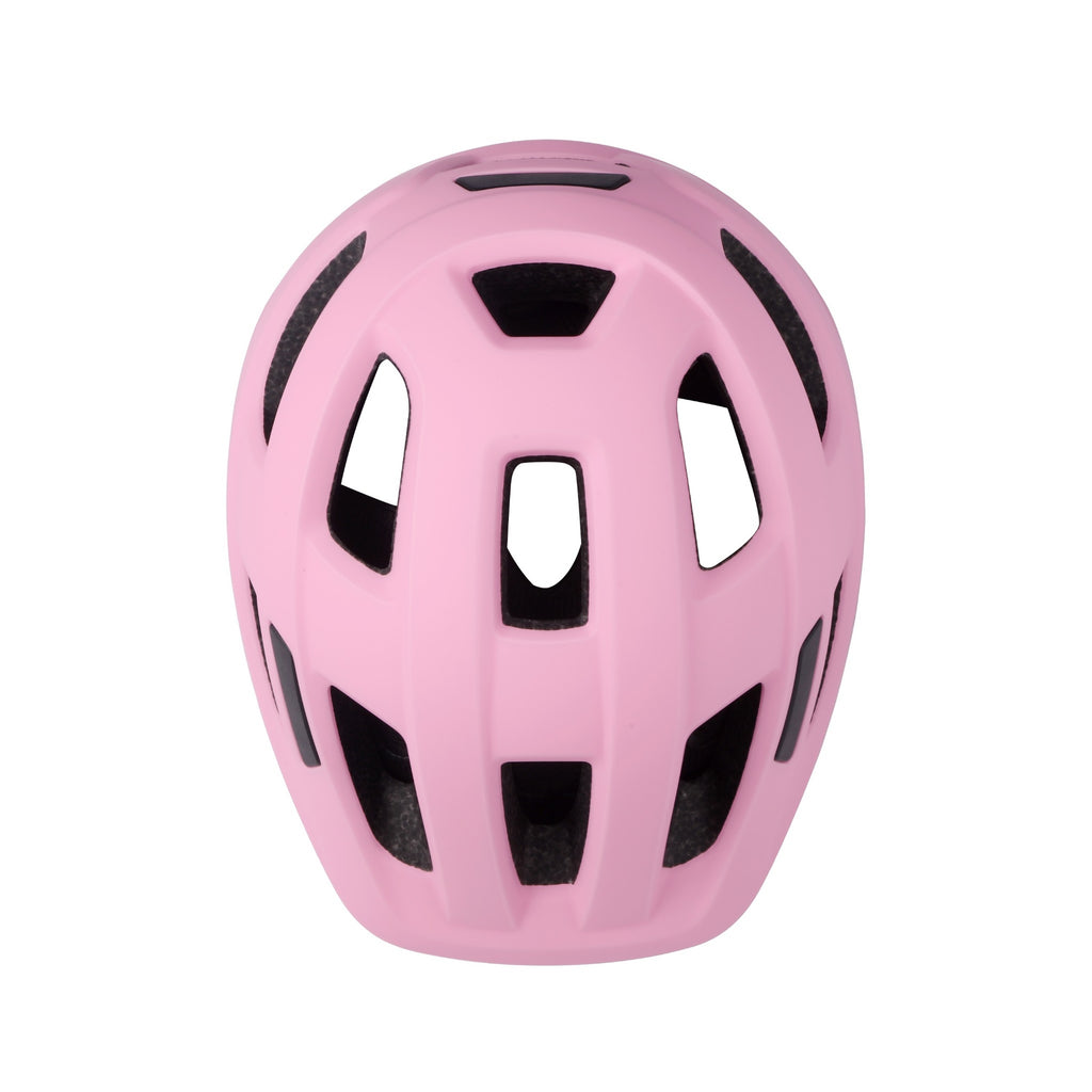 bovenaanzicht van Køvapää Lappi Baby helm in roze