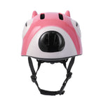 vooraanzicht van Køvapää roze wasbeer helm